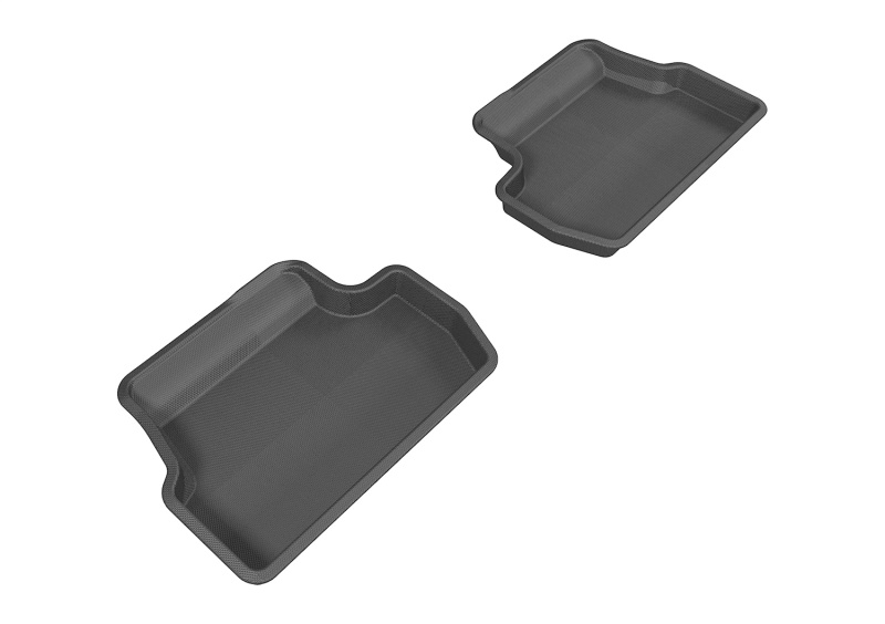Mini Hardtop 2-Door Floor Mats - Rear - 3D MAXpider - Kagu Series - Black - `14-`19